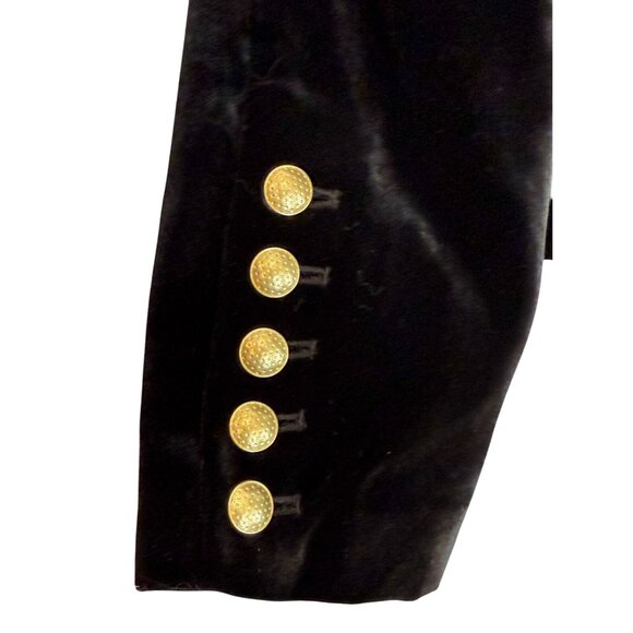 L’Agence Kenzie Velvet Blazer Jacket Black - Size 0 - Picture 11 of 11